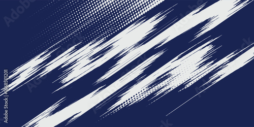 Abstract halftone wave dots background. Futuristic twisted grunge pattern, dots, circles. Vector modern optical pop art texture for posters, business cards and etc