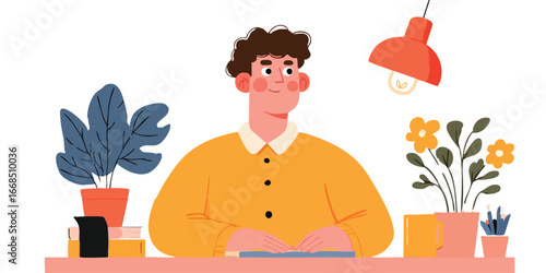 An Illustration of a Man wo...
