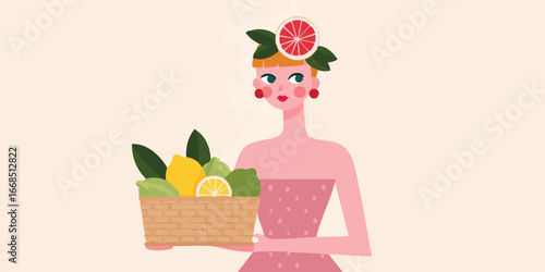 A charming illustration dep...