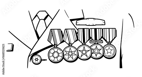 military medals, awards, honors, decorations, insignia, soviet union, patriotism, heroism, victory