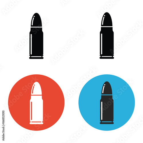 A set of bullet icons in different colors and styles for various uses