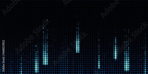 Abstract of digital information transference background, vector illustration