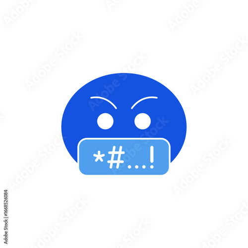 cyber bullying icon outline editable stroke line drawing eps.