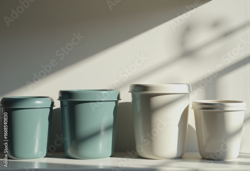 Wallpaper Mural Storage bins with blank fronts, ideal for labeling and organization Torontodigital.ca