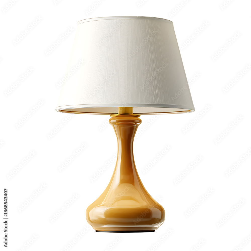 Fototapeta premium table lamp isolated on white