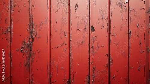 sheet metal painted red. background or textur