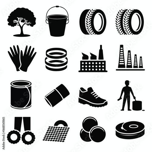 set of icons for design
