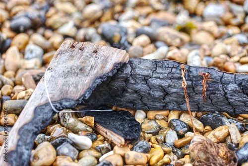 Debris on the beach