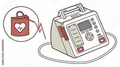 emergency defibrillator