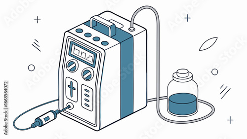 digital art of an infusion pump