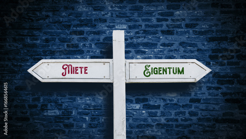 Signposts the direct way to home rent versus buy