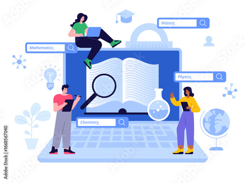 Digital Learning Platform Empowering Online Education and Knowledge Acquisition for Students
