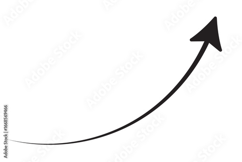 wavy curved Long arrow icon. long line arrow vector. flat style Arrow symbol. arrow on a transparent background. vector illustration. blue long arrow, curve green arrow icon vector for your apps, web