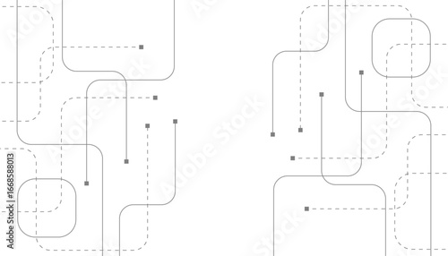 Abstract background with technology circuit board texture. Modern electronic motherboard texture. Creative idea for internet technology. Tech concept for header, web banner, website, presentation.