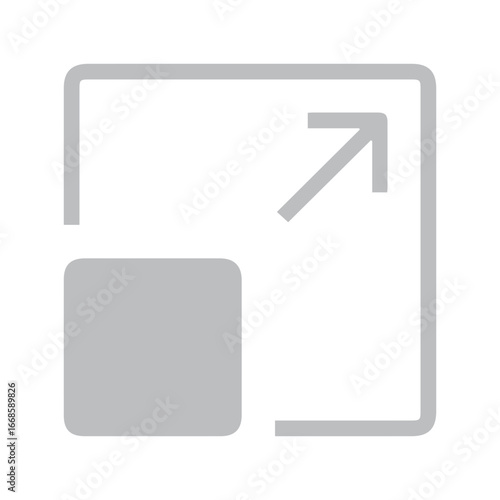 fullscreen increase icon
