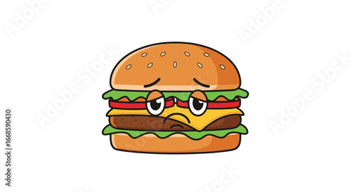 The melancholy burger awaiting its fate in a fast food world