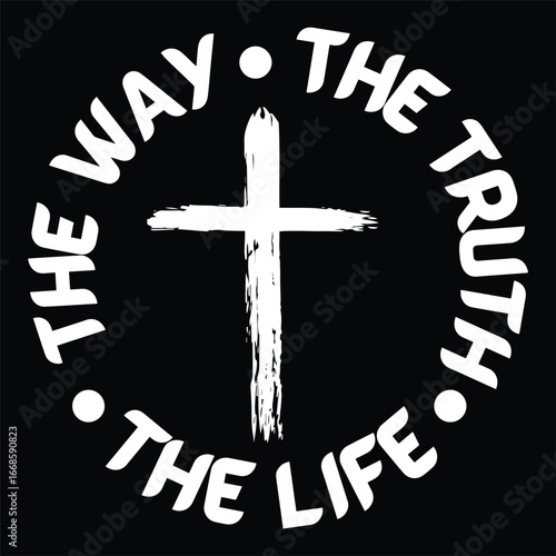 The Way The Truth The Life Cross Icon