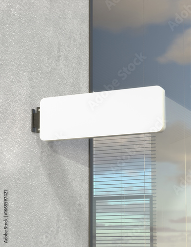 Minimal Wall Sign Mockup