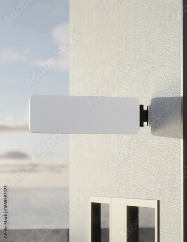 Minimal Wall Sign Mockup