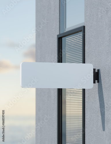 Minimal Wall Sign Mockup