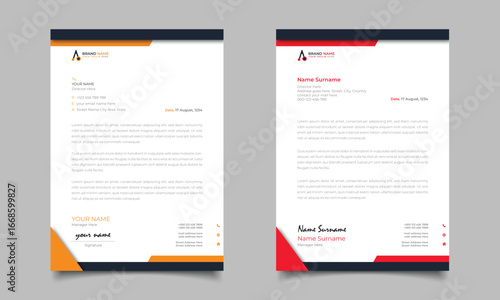 Professional And Modern Letterhead Images Design Business Letterhead Template Design