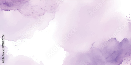 Gentle Lavender Watercolor Wash with Subtle Gradient Layers – Artistic Abstract Purple Texture for Elegant Invitations, Branding, Posters, and Premium Templates