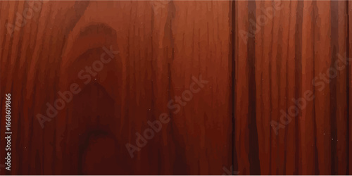 Polished Dark Brown Wooden Texture – High Gloss Lacquered Wood Panel with Smooth Reflective Finish and Elegant Retro Surface Background