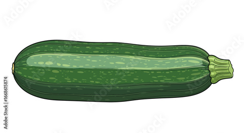 Vibrant Green Zucchini: A Fresh and Healthy Vegetable.