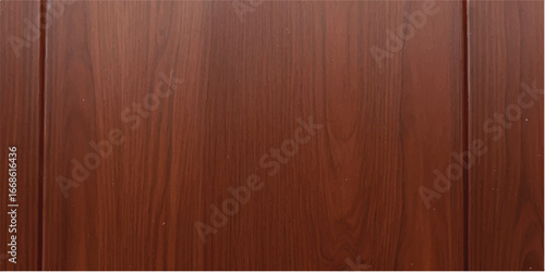 High Gloss Brown Wooden Planks Background – Polished Reflective Timber Texture with Natural Wood Grain and Retro Elegant Surface for Interior Design