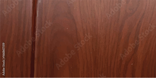 High Gloss Brown Wooden Planks Background – Polished Reflective Timber Texture with Natural Wood Grain and Retro Elegant Surface for Interior Design
