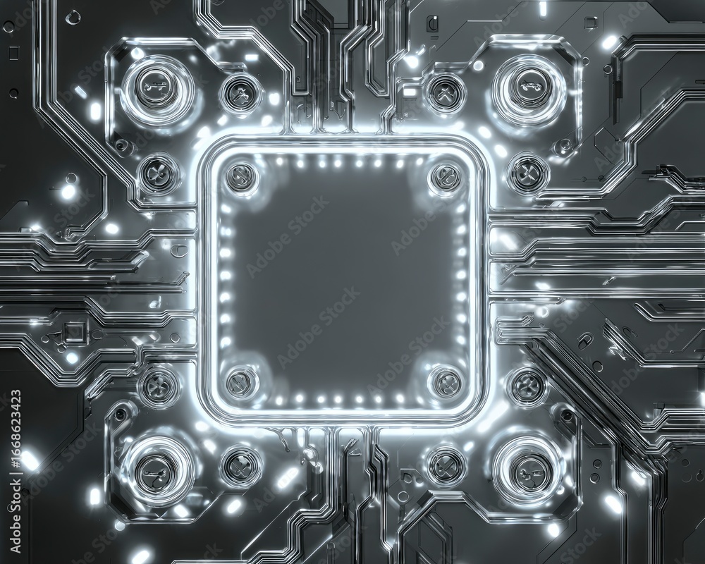 Fototapeta premium Quantum Core Interface (1)