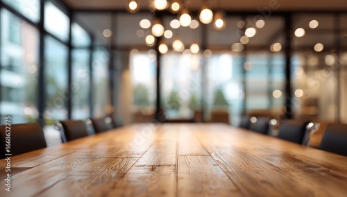 Wallpaper Mural Interior view of a conference table Torontodigital.ca