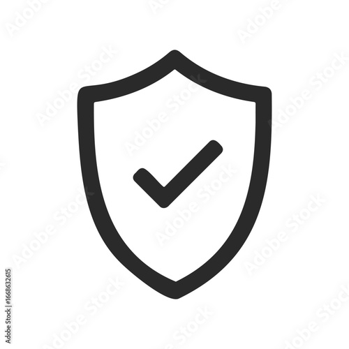 Free Download Shield with check mark icon for security and protection - GFXLoad