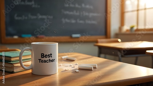Warm Classroom Sunlight: 