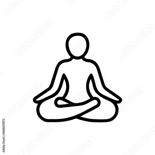 Meditating person in a serene pose, embodying tranquility and mindfulness for inner peace