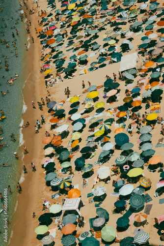 Summer free beach in Tropea south Italy