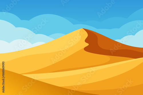 sand dunes in the desert