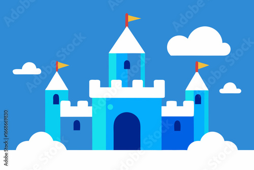 castle in the snow