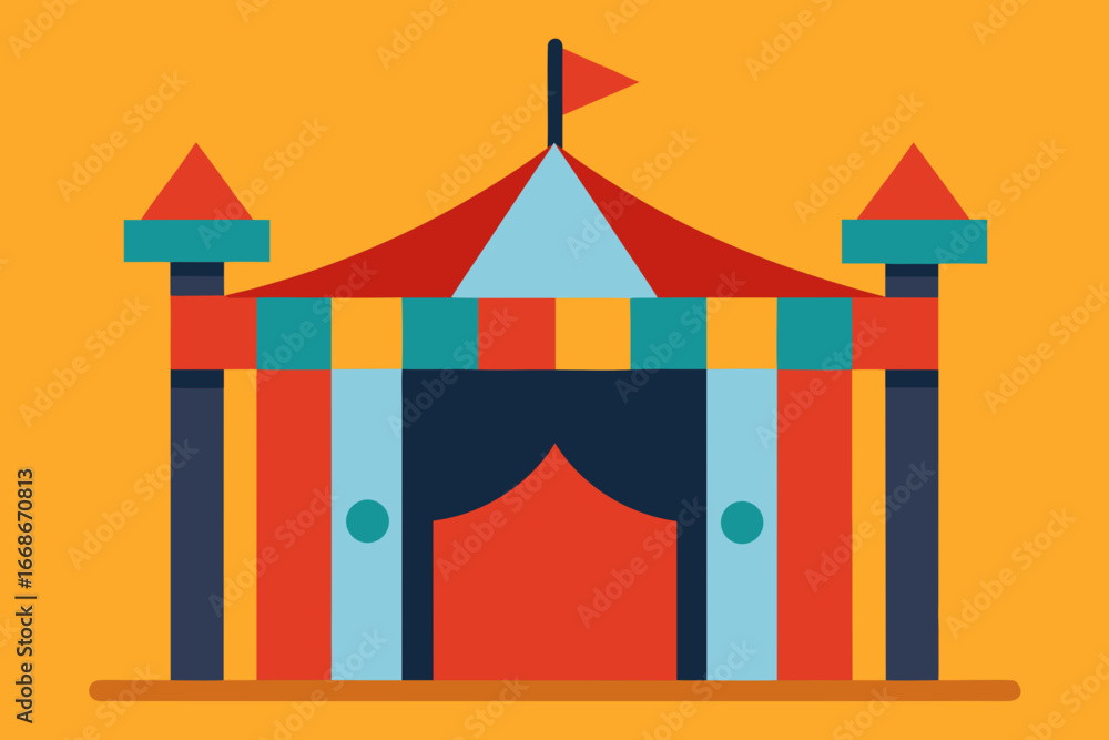 Fototapeta premium circus tent frame
