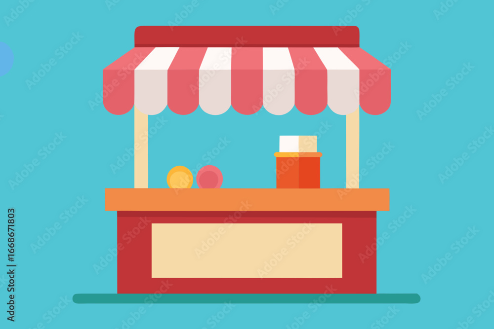 Obraz premium vector illustration of a shopping cart