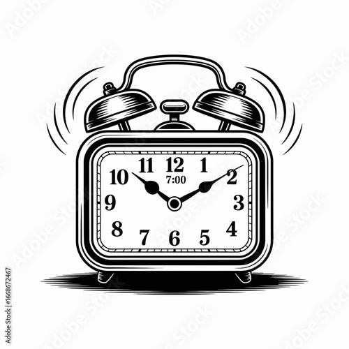 retro alarm clock