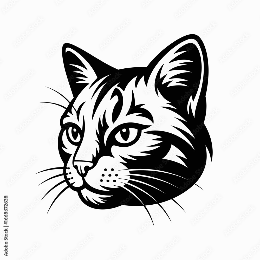 Fototapeta premium vector image of a cat