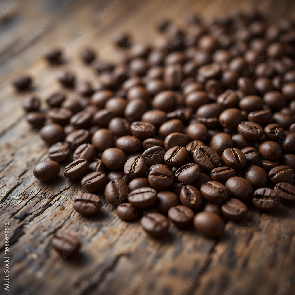 Fototapeta premium Coffee Beans Close-Up
