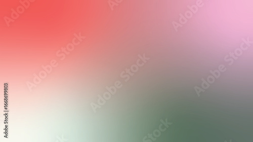 A soft gradient background with a blend of pink, red, and green hues