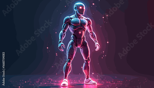 futuristic technology, AI graphics, digital brain, artificial intelligence design, cyber world, glowing butterfly illustration, neon technology, virtual reality, sci-fi background, glowing circuit des