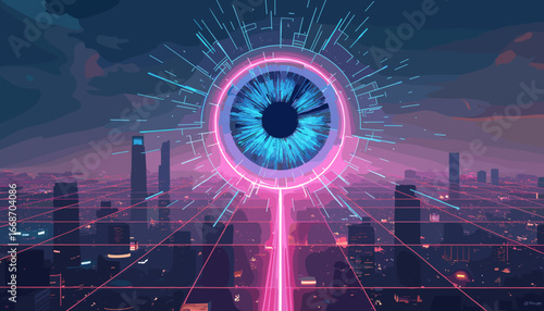 futuristic technology, AI graphics, digital brain, artificial intelligence design, cyber world, glowing butterfly illustration, neon technology, virtual reality, sci-fi background, glowing circuit des