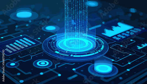 futuristic technology, AI graphics, digital brain, artificial intelligence design, cyber world, glowing butterfly illustration, neon technology, virtual reality, sci-fi background, glowing circuit des