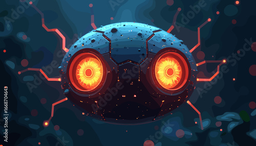 futuristic technology, AI graphics, digital brain, artificial intelligence design, cyber world, glowing butterfly illustration, neon technology, virtual reality, sci-fi background, glowing circuit des