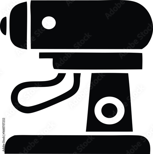 Modern kitchen stand mixer icon for baking and cooking design simple graphic element for food preparation applications