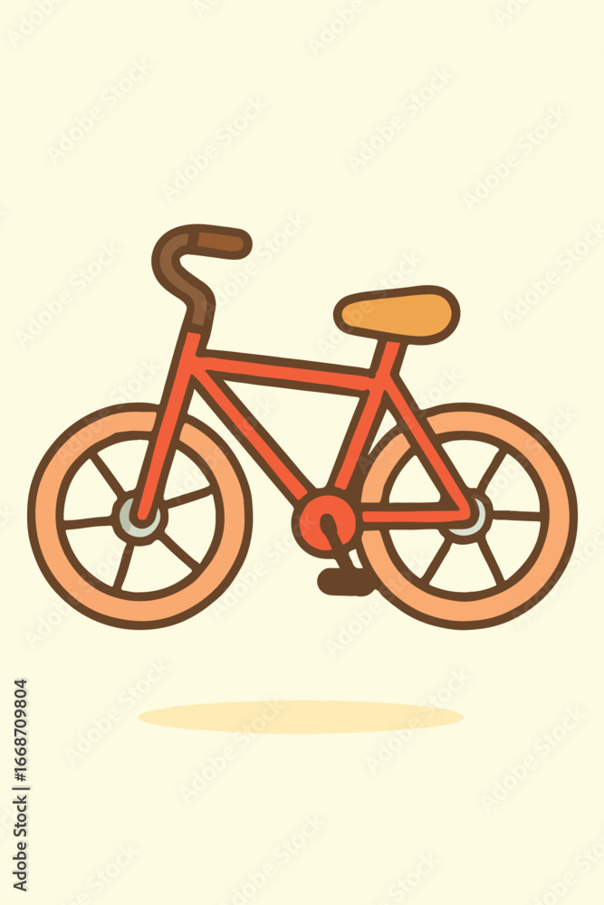 Fototapeta premium bicycle icon vector illustration